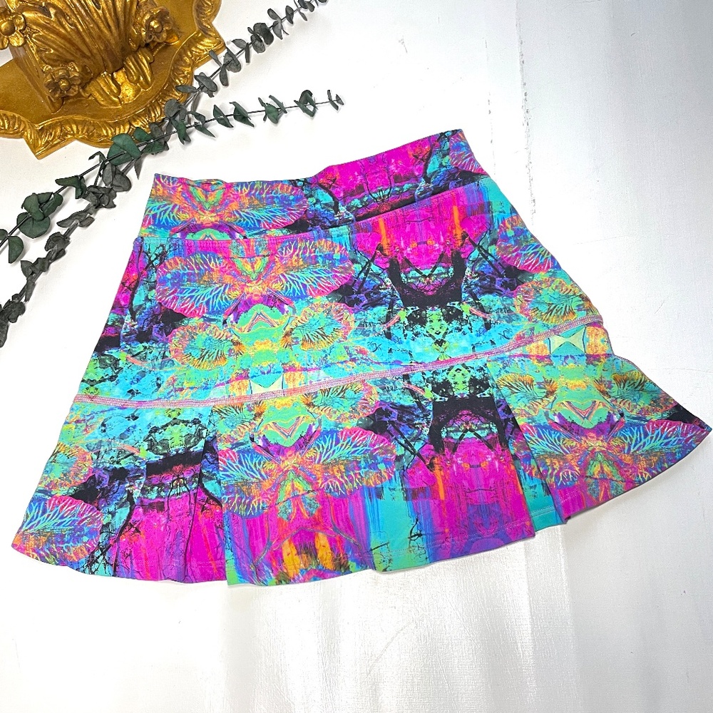 Dona Jo Athletic Pleated Tennis Skort Skirt Size 1 Small Pickleball Golf Y2K